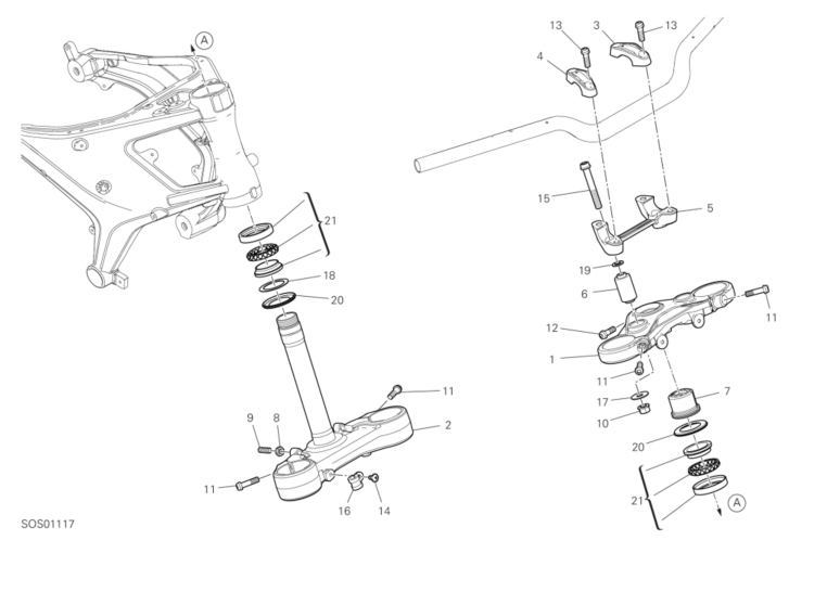 17A STEERING ASSEMBLY (3/40)