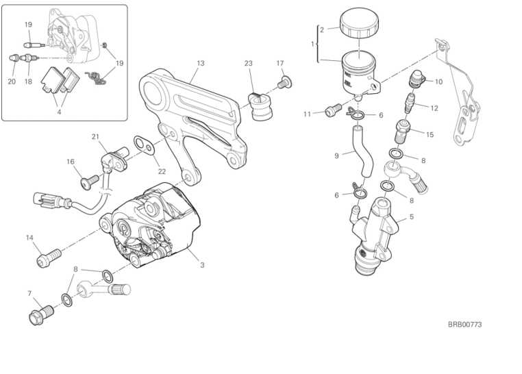 19D REAR BRAKE SYSTEM (9/40)