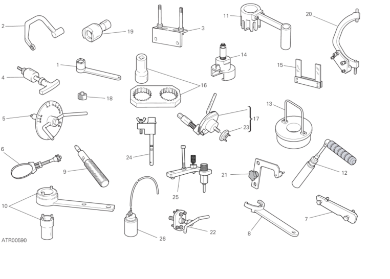 01A WORKSHOP SERVICE TOOLS (ENGINE) (1/3)