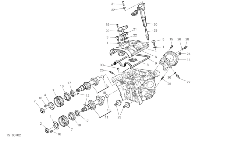 11A VERTICAL CYLINDER HEAD - TIMING (14/17)