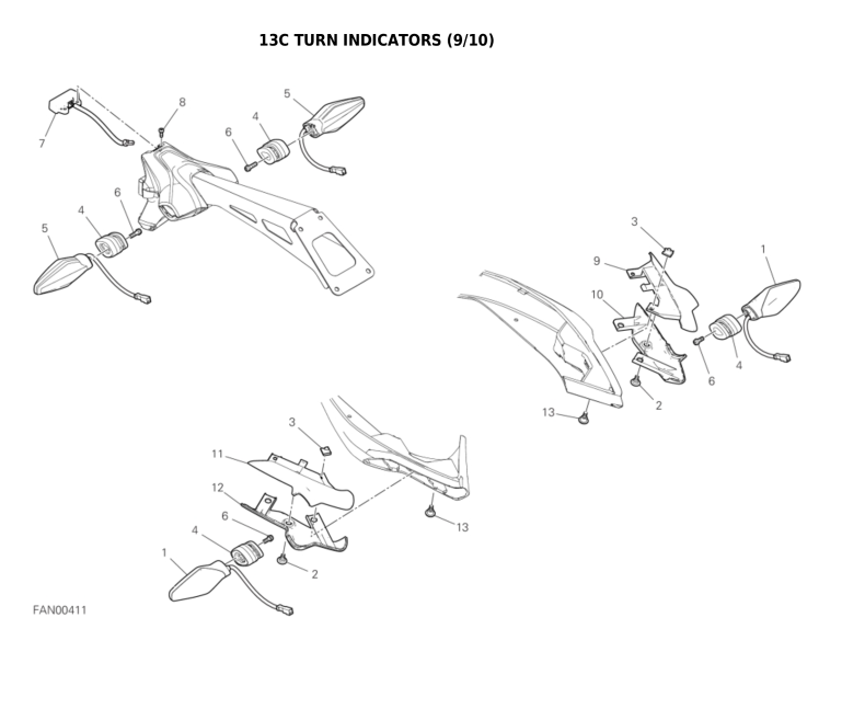 13C TURN INDICATORS (9/10)