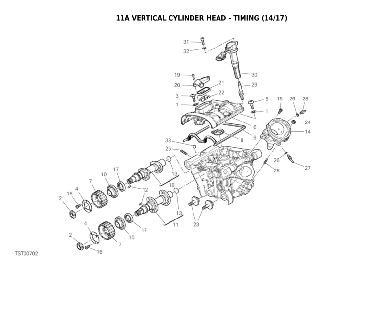 11A VERTICAL CYLINDER HEAD - TIMING (14/17)