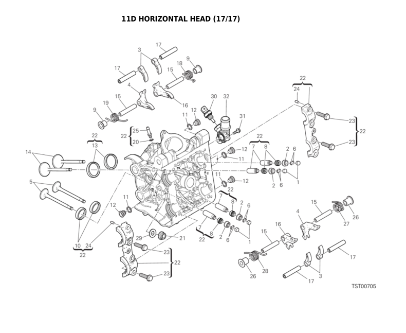 11D HORIZONTAL HEAD (17/17)