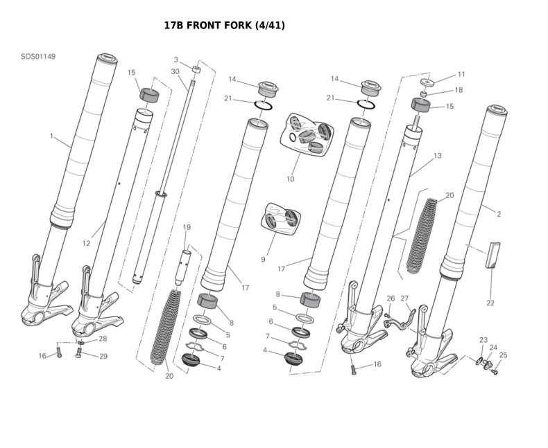 17B FRONT FORK (4/41)