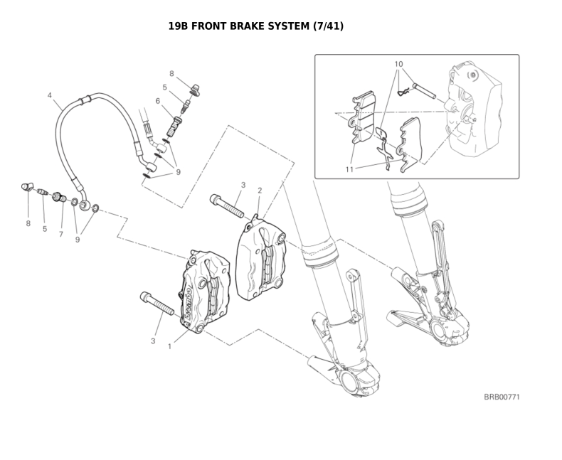 19B FRONT BRAKE SYSTEM (7/41)