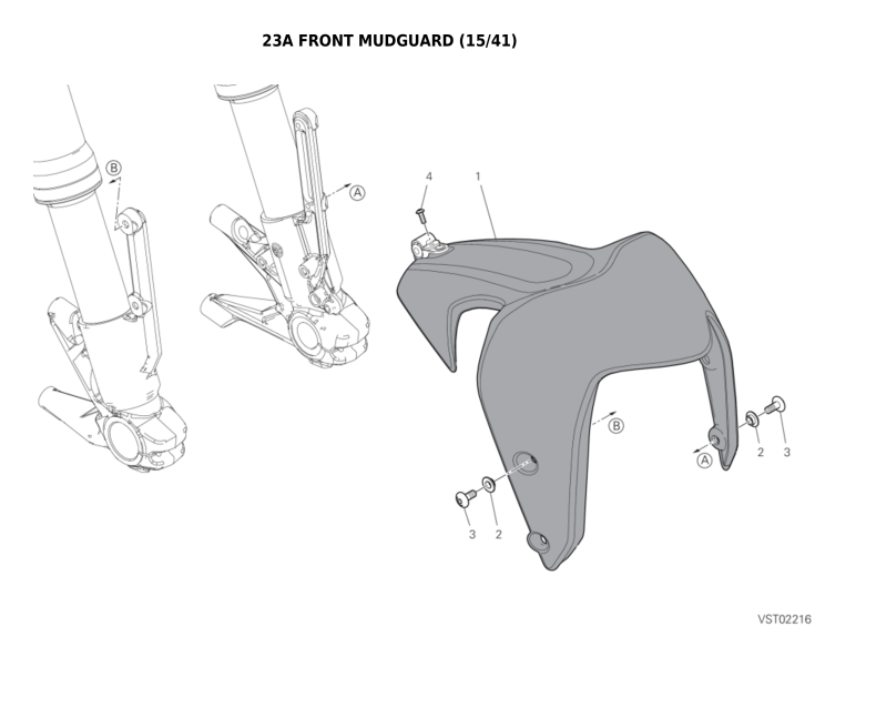 23A FRONT MUDGUARD (15/41)