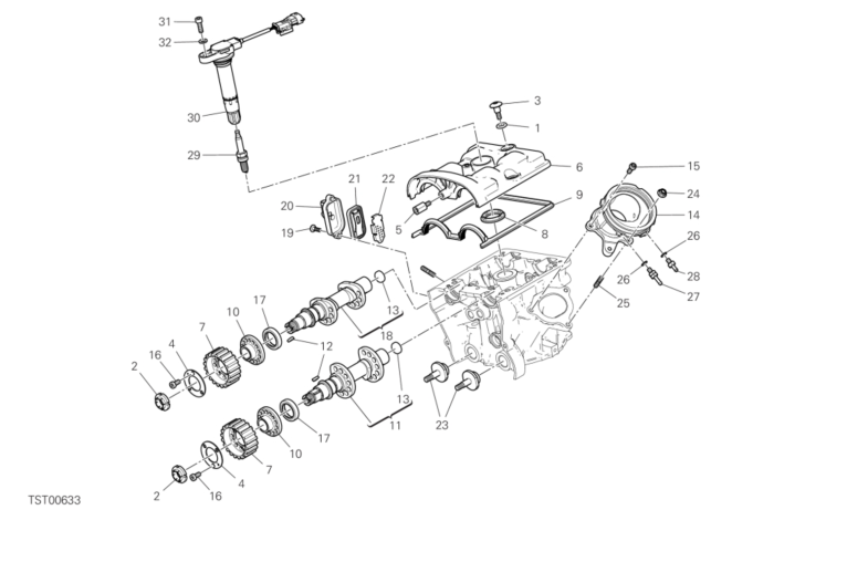 11A VERTICAL CYLINDER HEAD - TIMING (14/17)
