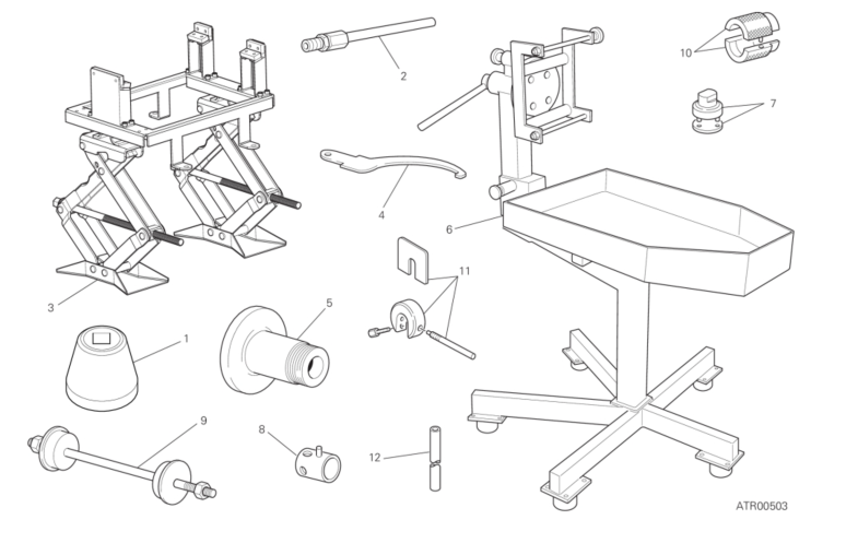 01B WORKSHOP SERVICE TOOLS (FRAME) (2/3)
