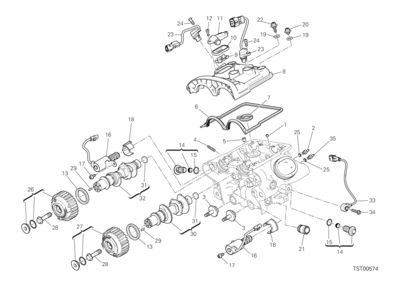 013 VERTICAL CYLINDER HEAD - TIMING (11/18)