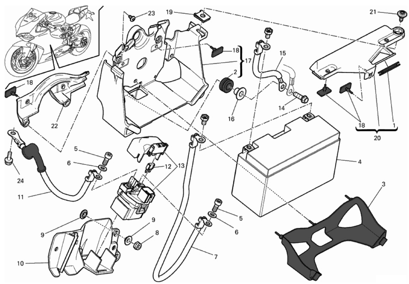 BATTERY HOLDER