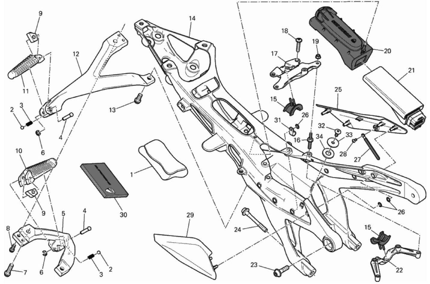 REAR FRAME COMP. 