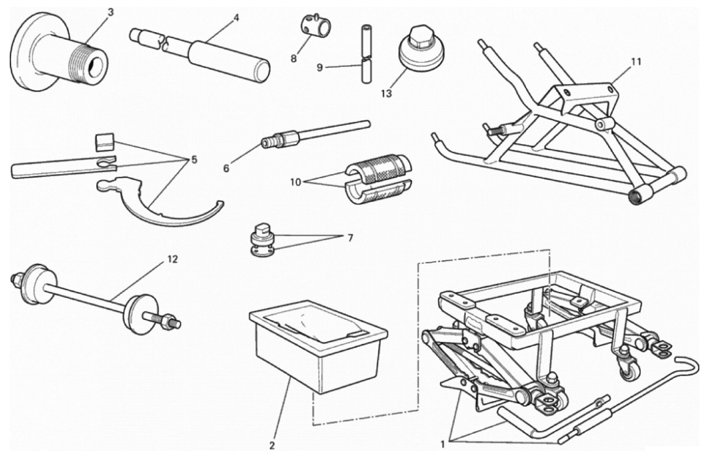 WORKSHOP SERVICE TOOLS