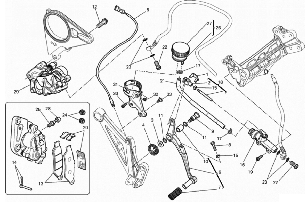 REAR BRAKE SYSTEM 