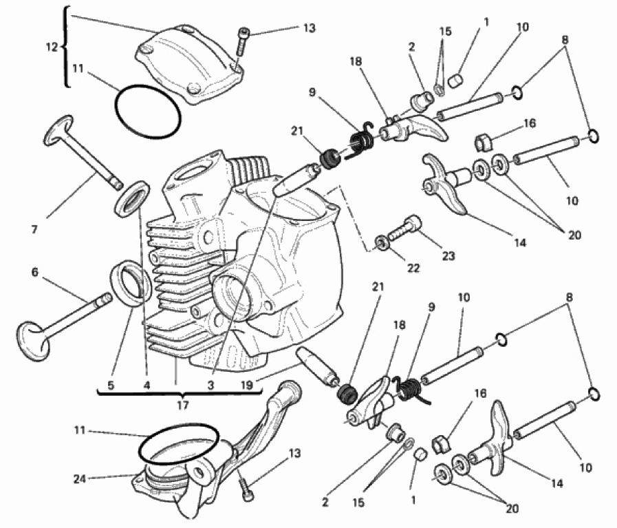 HORIZONTAL CYLINDER HEAD 