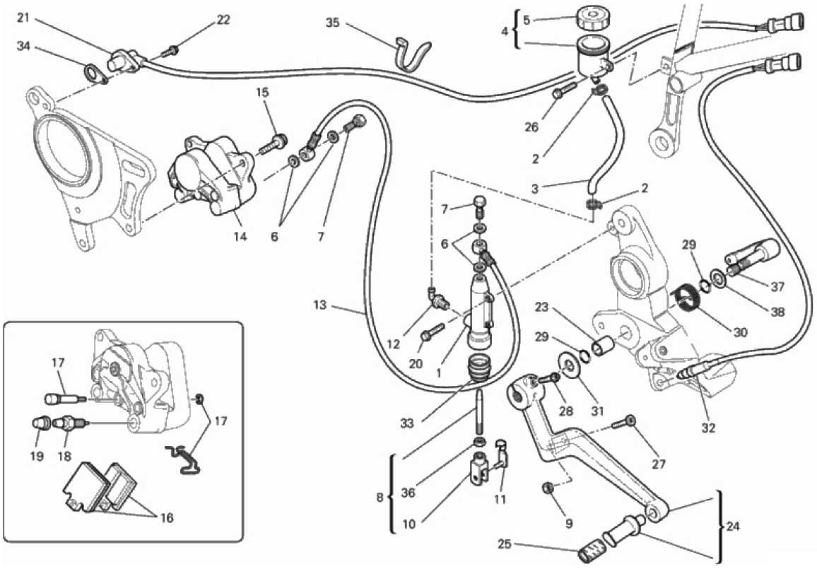 REAR BRAKE SYSTEM 