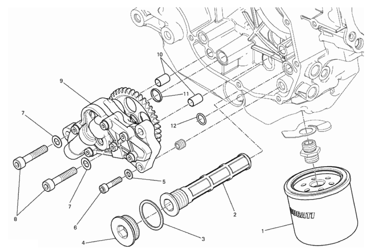 FILTERS AND OIL PUMP