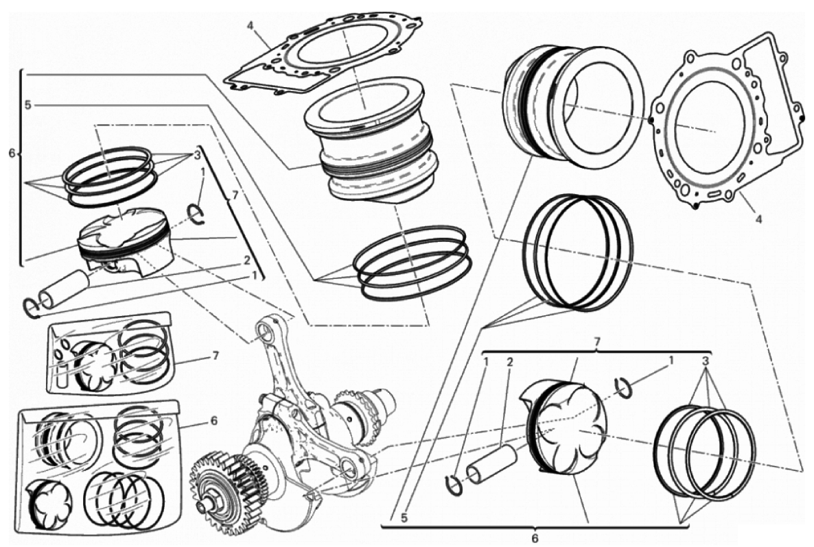 CYLINDERS - PISTONS 