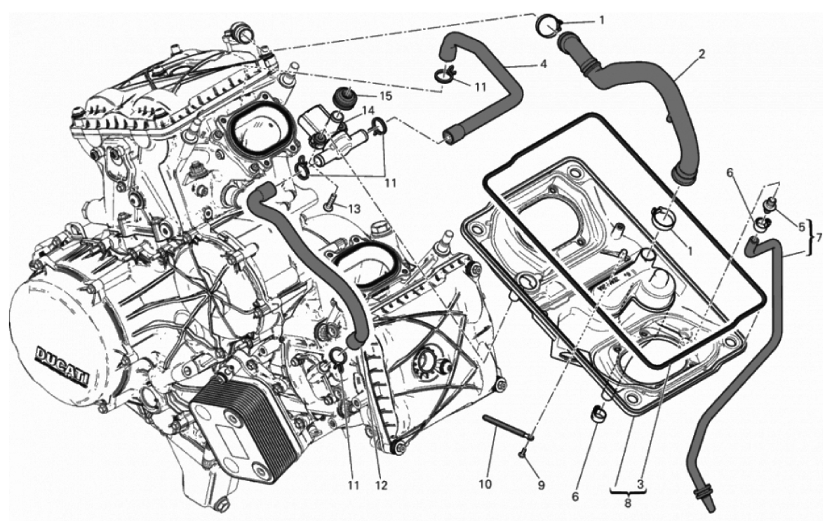 AIR INTAKE - OIL BREATHER 