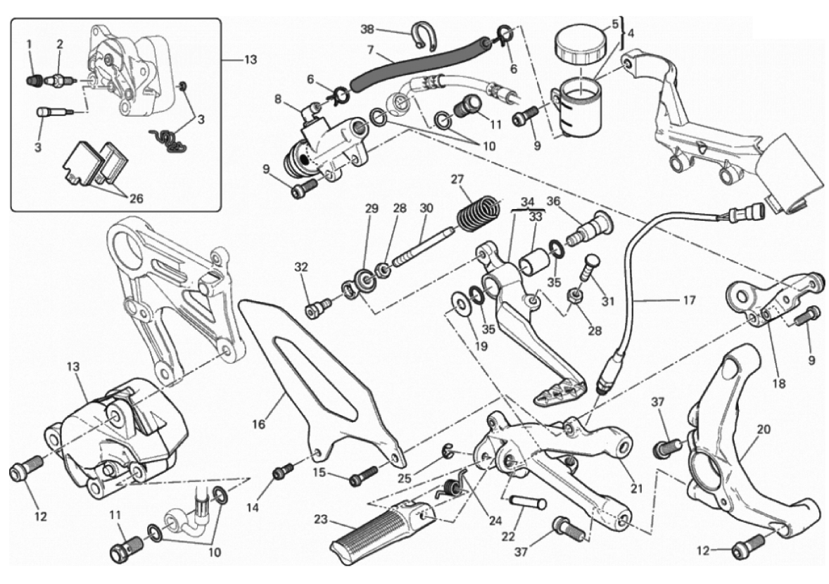 REAR BRAKE SYSTEM 