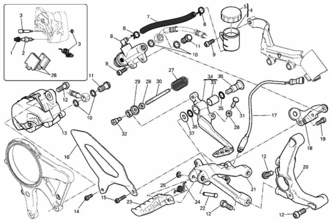 REAR BRAKE SYSTEM 