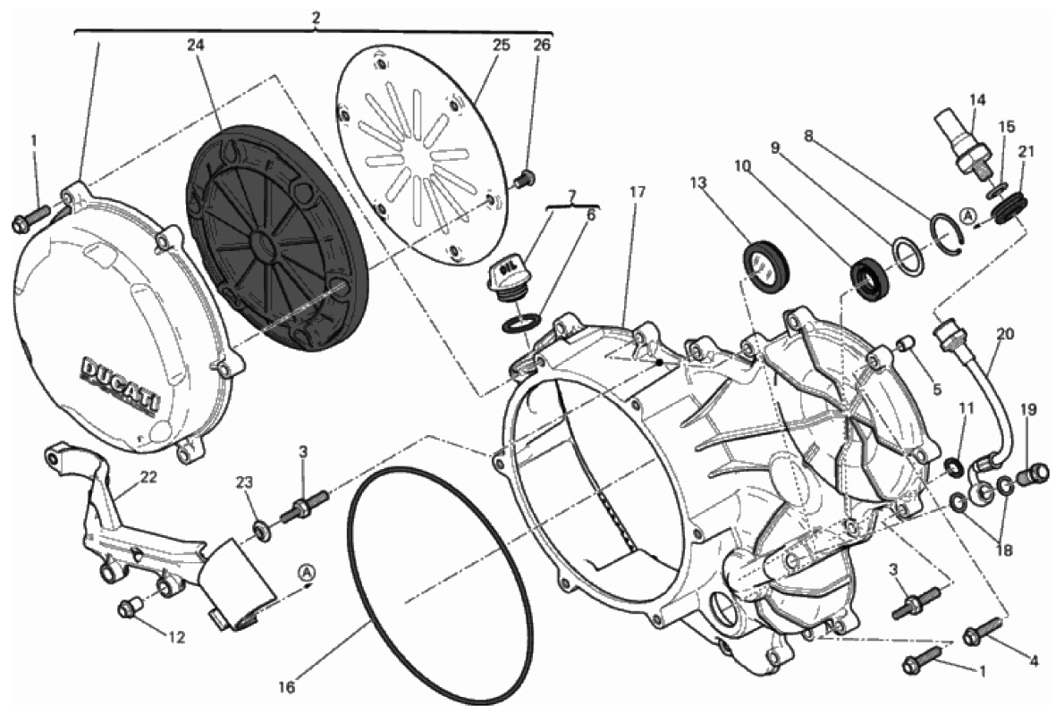 CLUTCH COVER, OUTER 