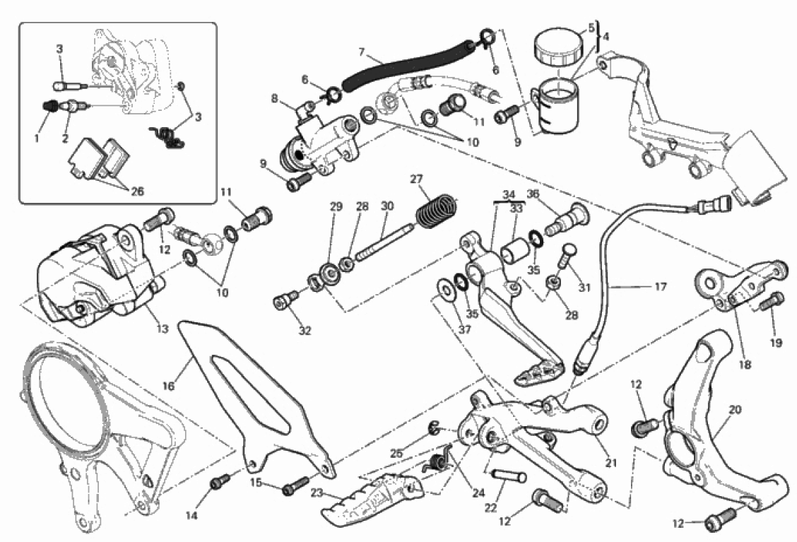 REAR BRAKE SYSTEM 