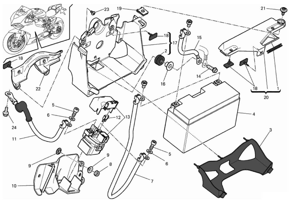 BATTERY HOLDER