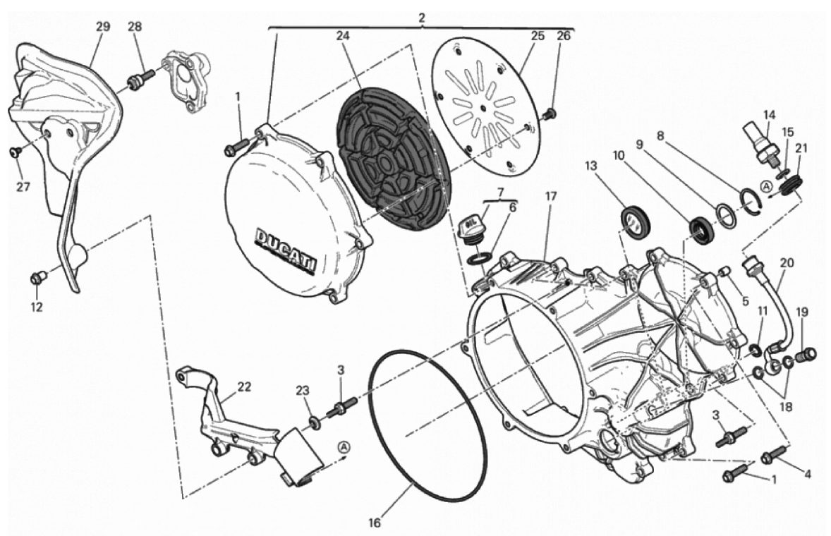 CLUTCH - SIDE CRANKCASE COVER