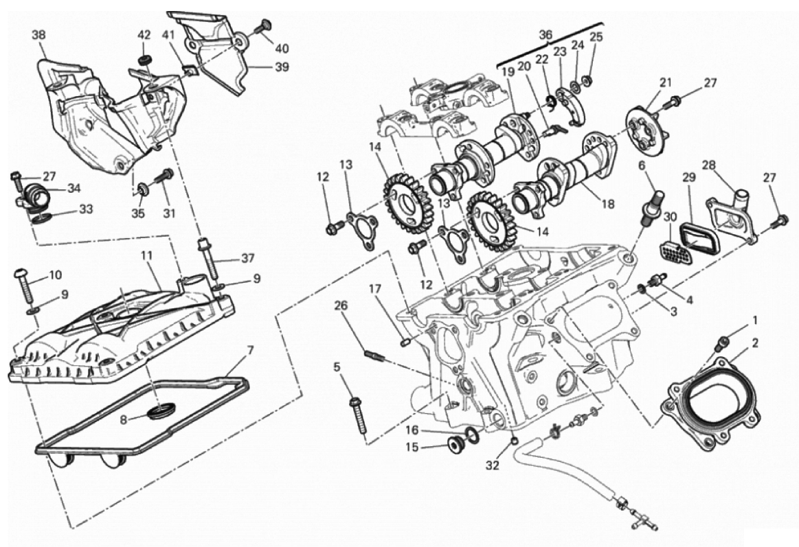 VERTICAL CYLINDER HEAD - TIMING 