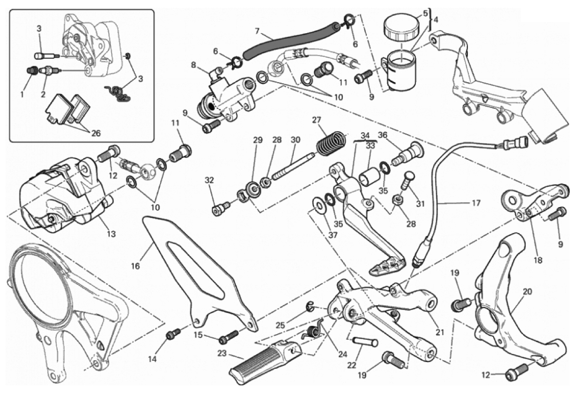 REAR BRAKE SYSTEM 