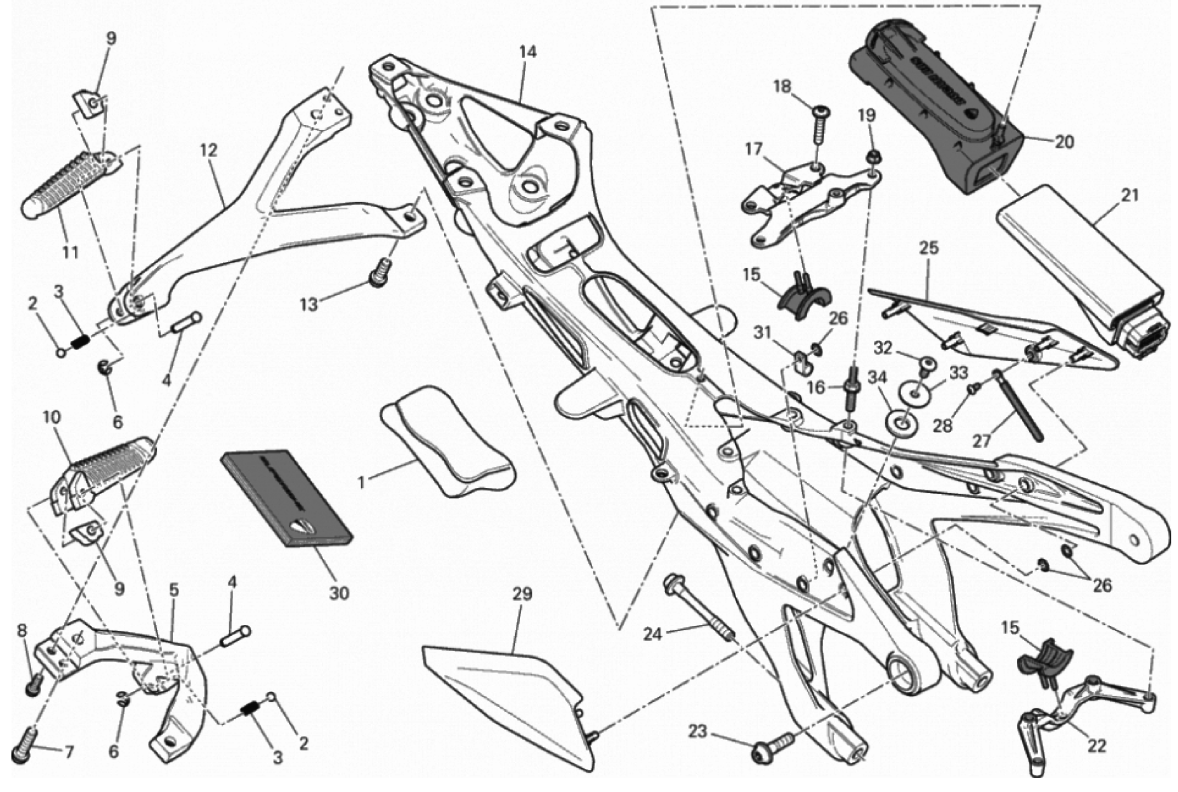 REAR FRAME COMP.