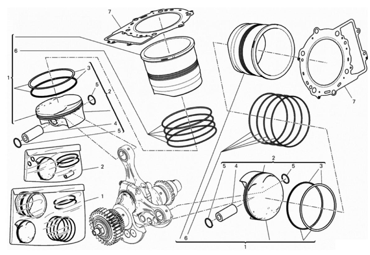 CYLINDERS - PISTONS 