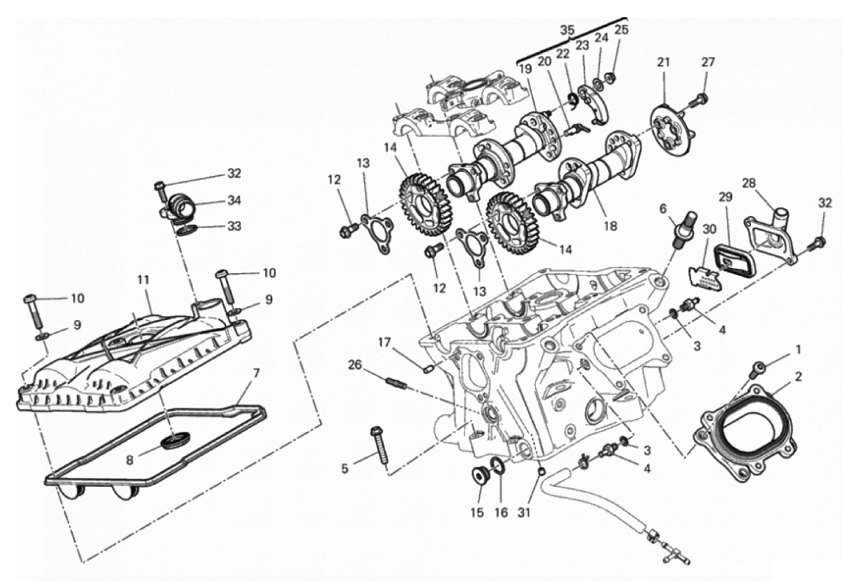 VERTICAL CYLINDER HEAD - TIMING 