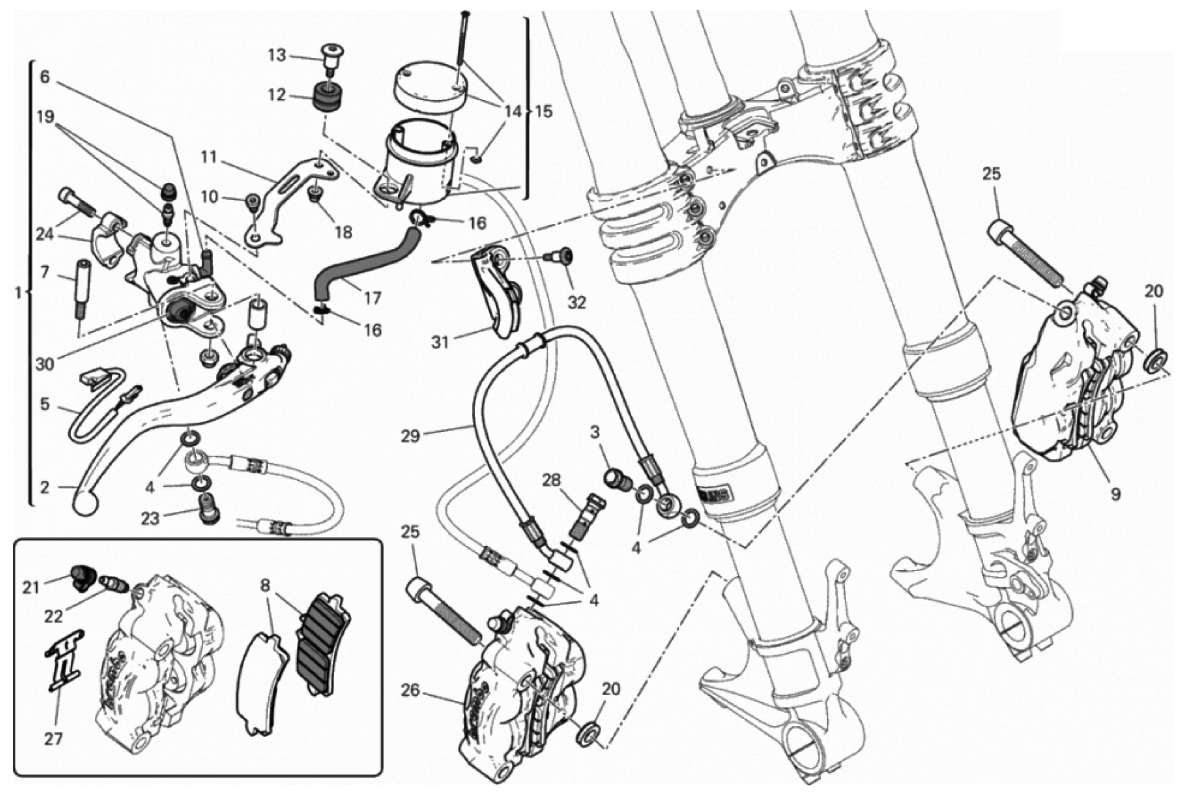 FRONT BRAKE SYSTEM 