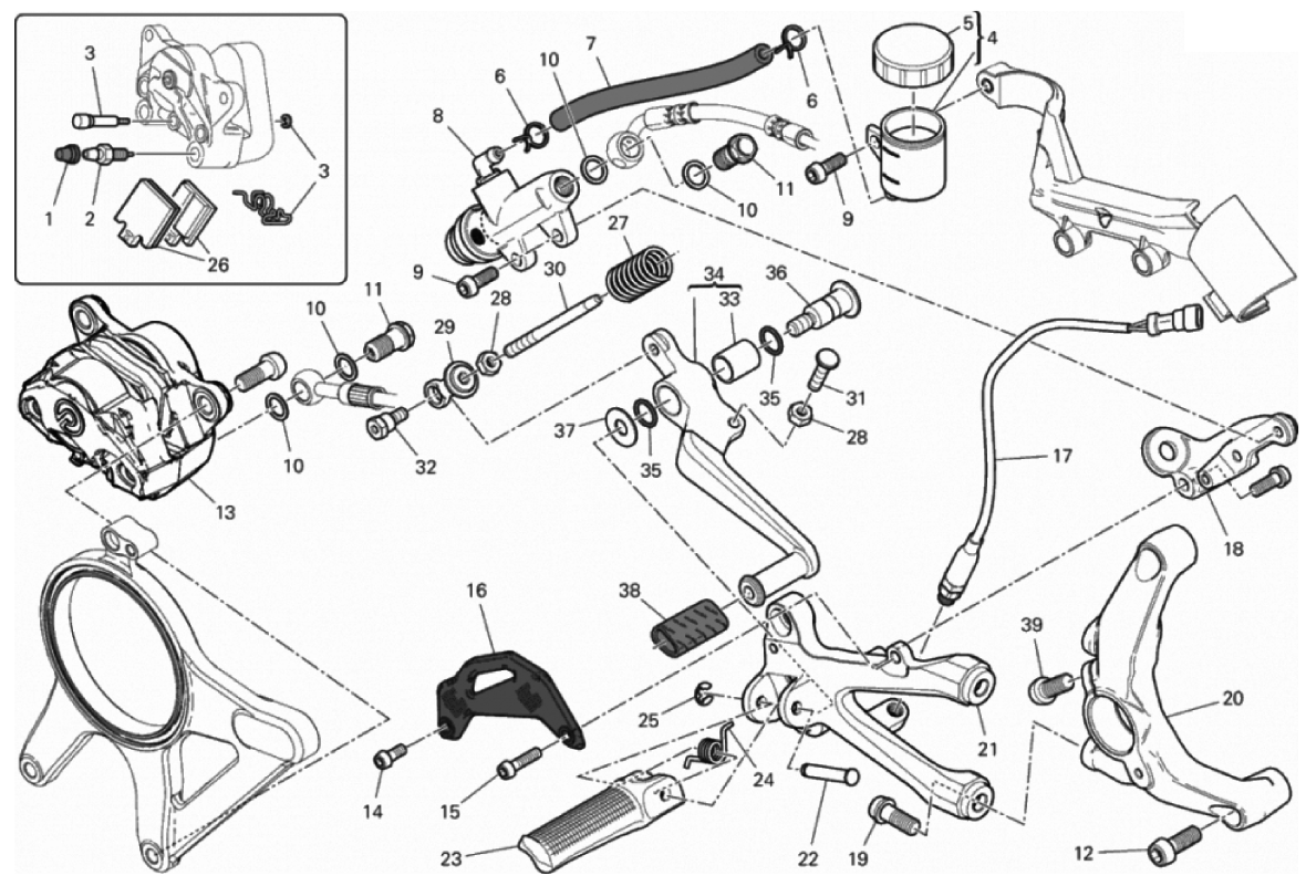 REAR BRAKE SYSTEM 