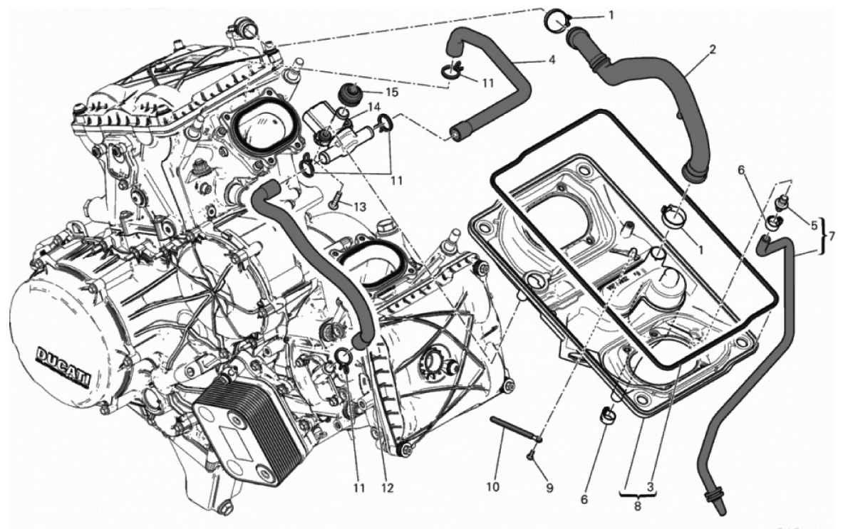 AIR INTAKE - OIL BREATHER