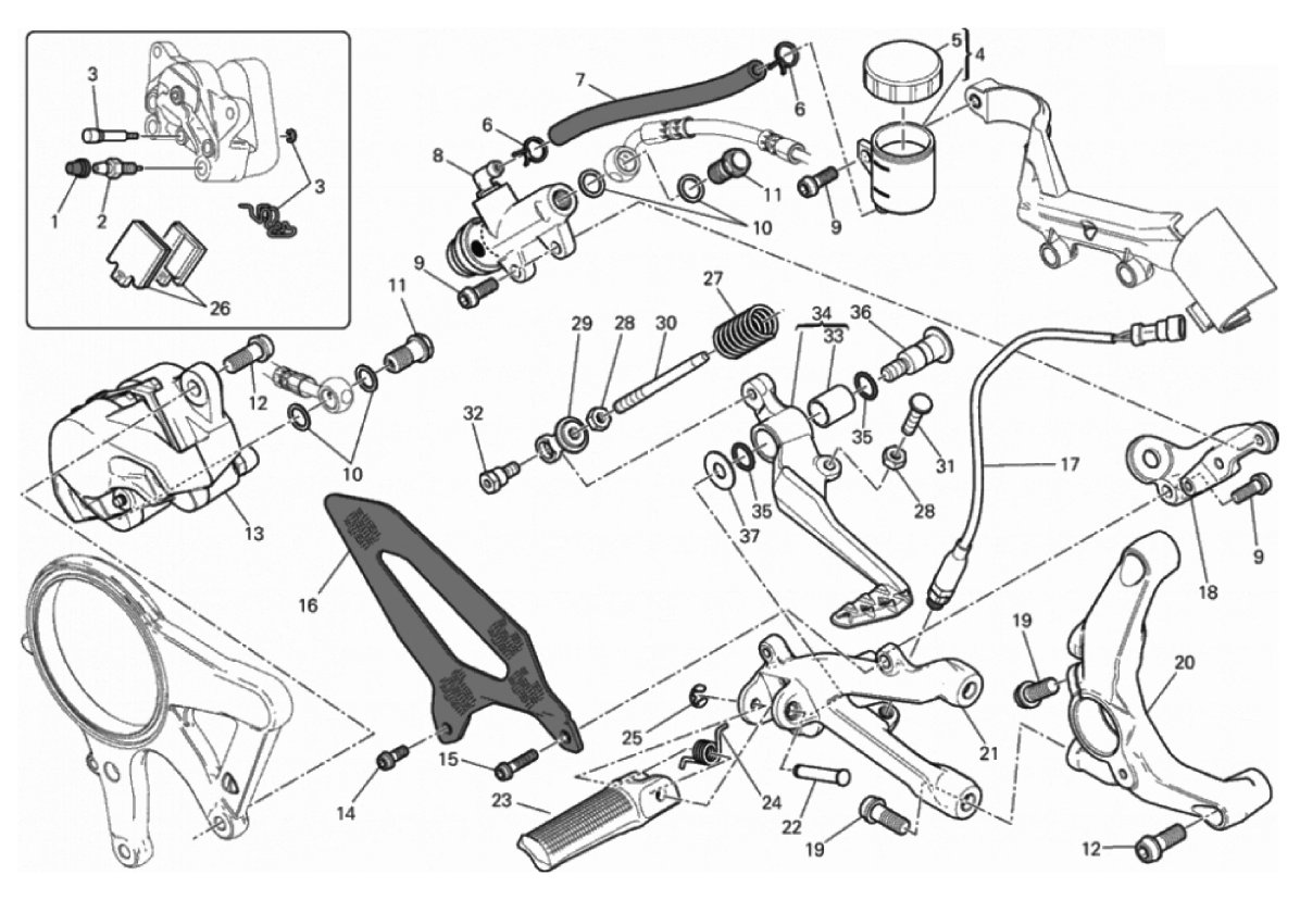 REAR BRAKE SYSTEM 