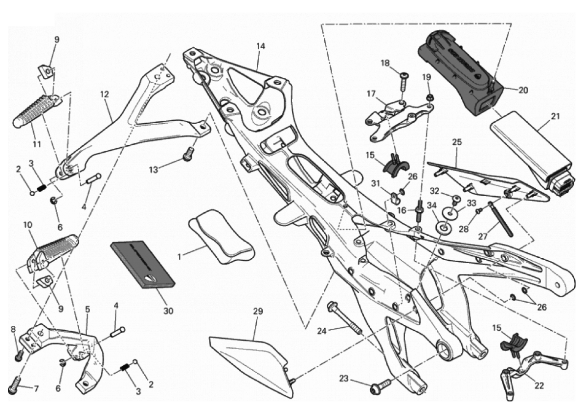 REAR FRAME COMP. 