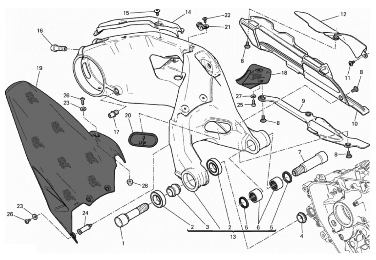 REAR SWINGING ARM 