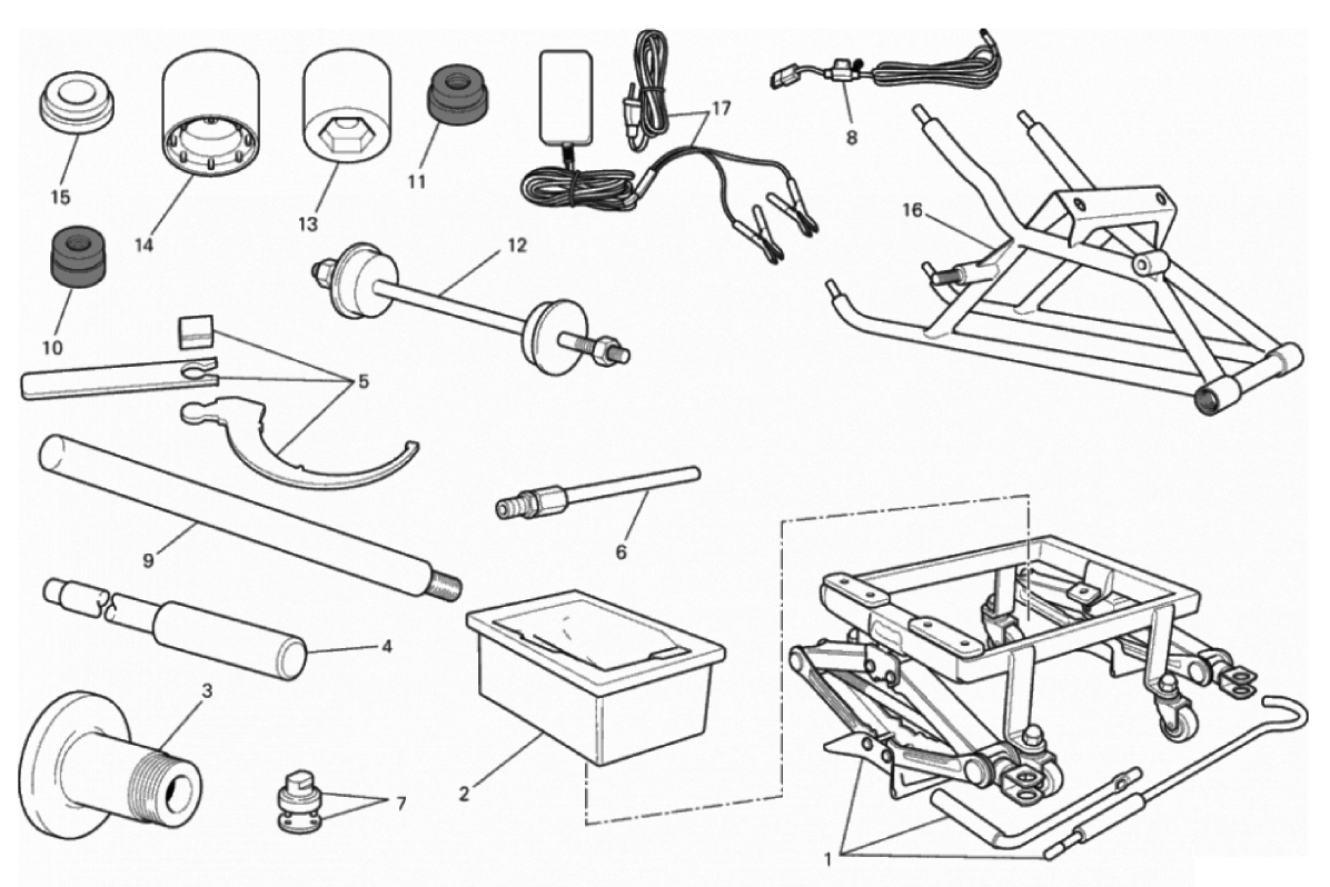 WORKSHOP SERVICE TOOLS 