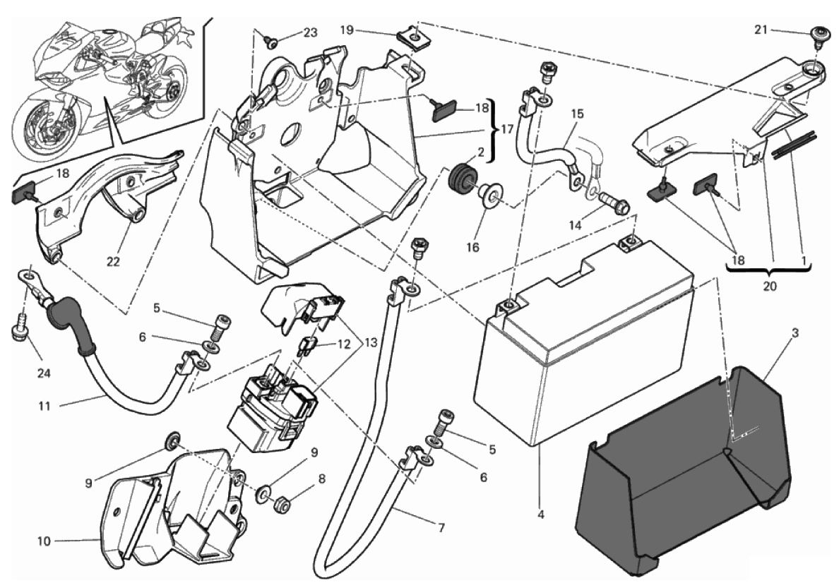 BATTERY HOLDER