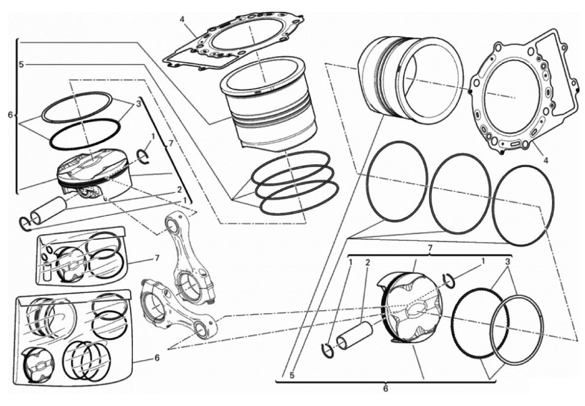 CYLINDERS - PISTONS 