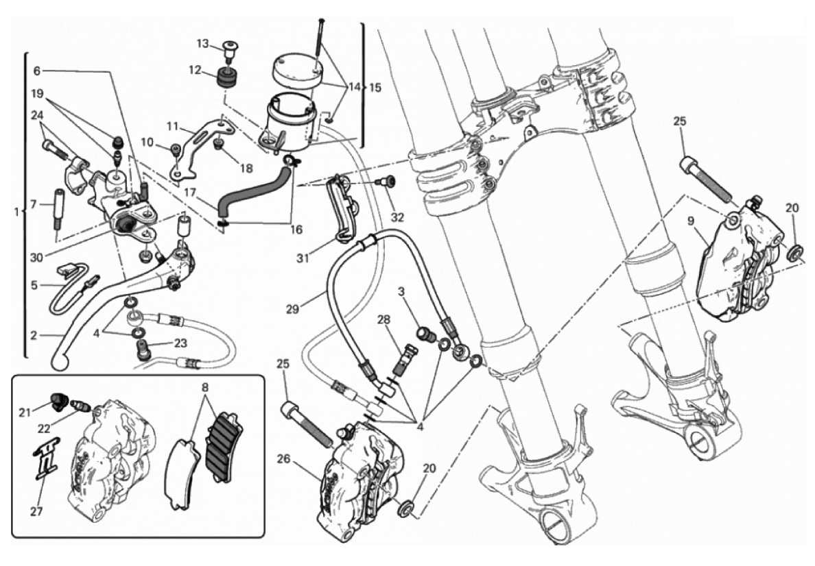 FRONT BRAKE SYSTEM 