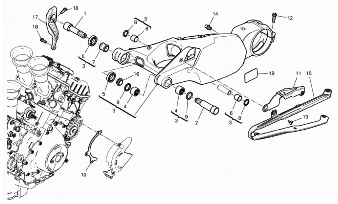 REAR SWINGING ARM 