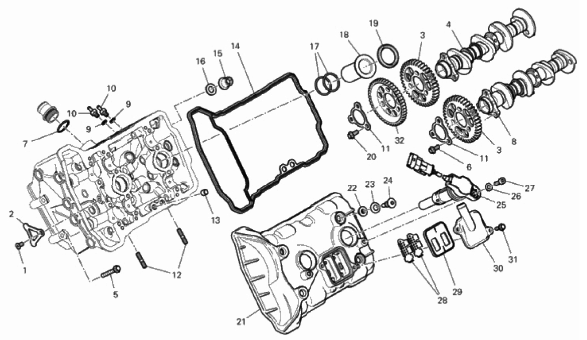 FRONT HEAD - TIMING SYSTEM 