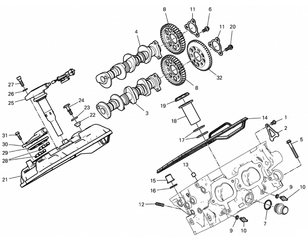 REAR HEAD - TIMING SYSTEM 