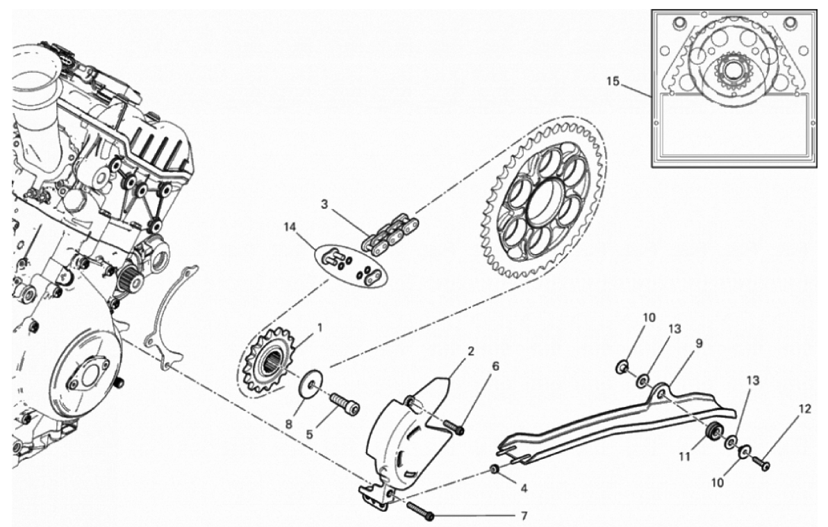 FRONT SPROCKET - CHAIN 