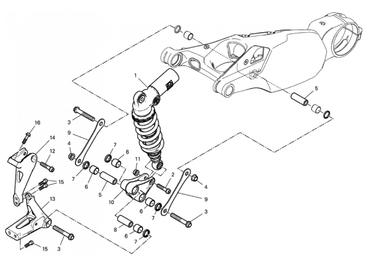 REAR SHOCK ABSORBER 