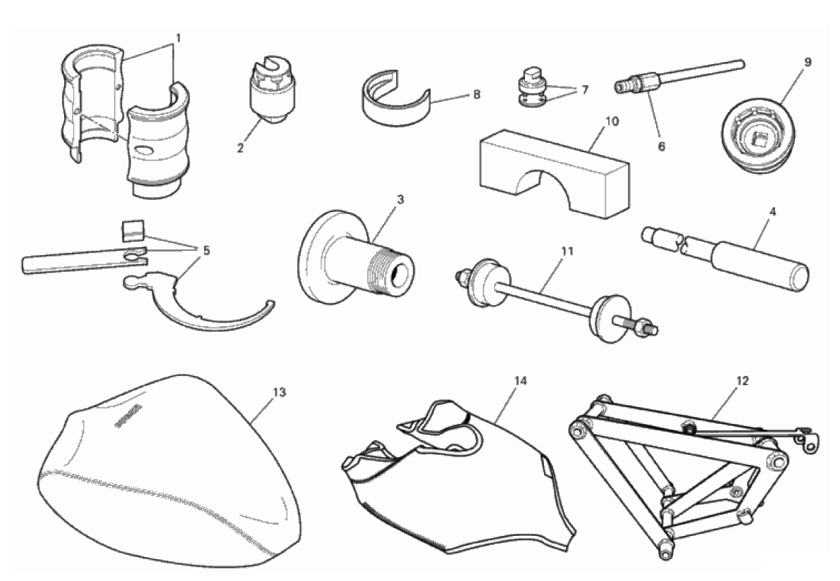 WORKSHOP SERVICE TOOLS (FRAME)