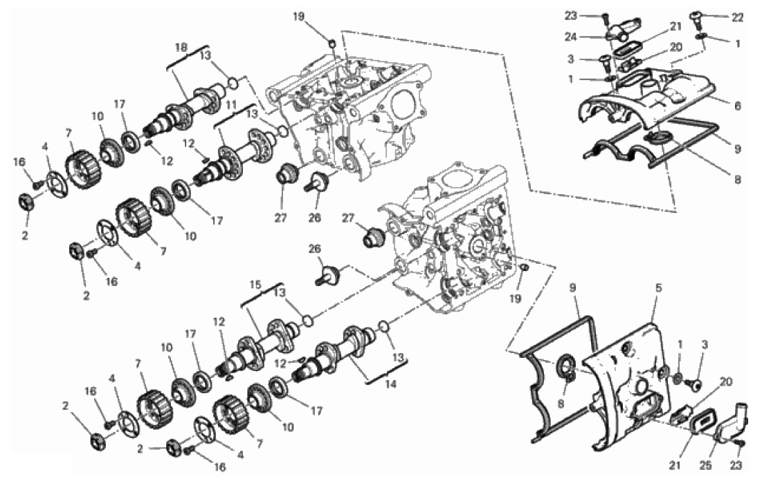 CYLINDER HEAD : TIMING SYSTEM 